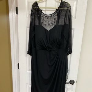 Plus size long formal gown